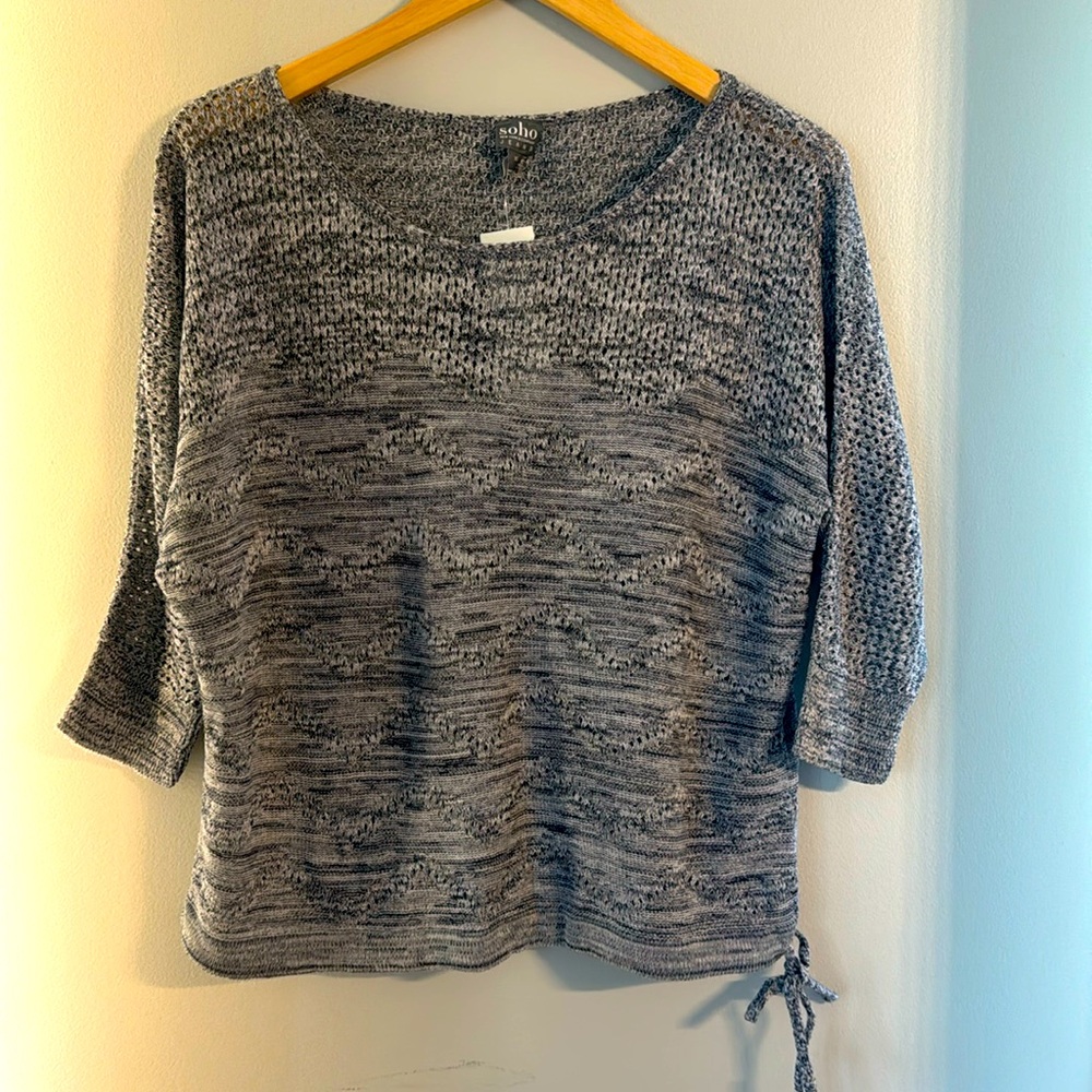 NY & Co Soho Gray Knit Sweater